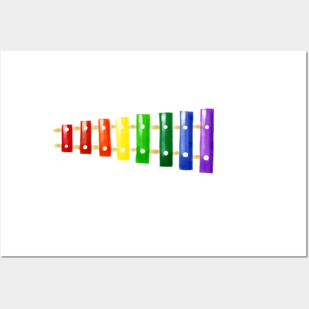 Xylophone Wall Art by melissamiddle